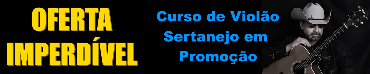 Curso de violão sertanejo em promoção